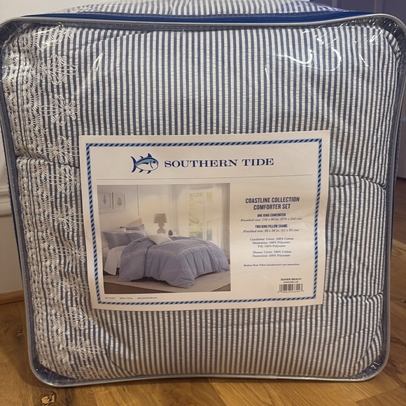 NWT Southern Tide® Dover Beach Comforter Set - King Size - Picture 3 of 3